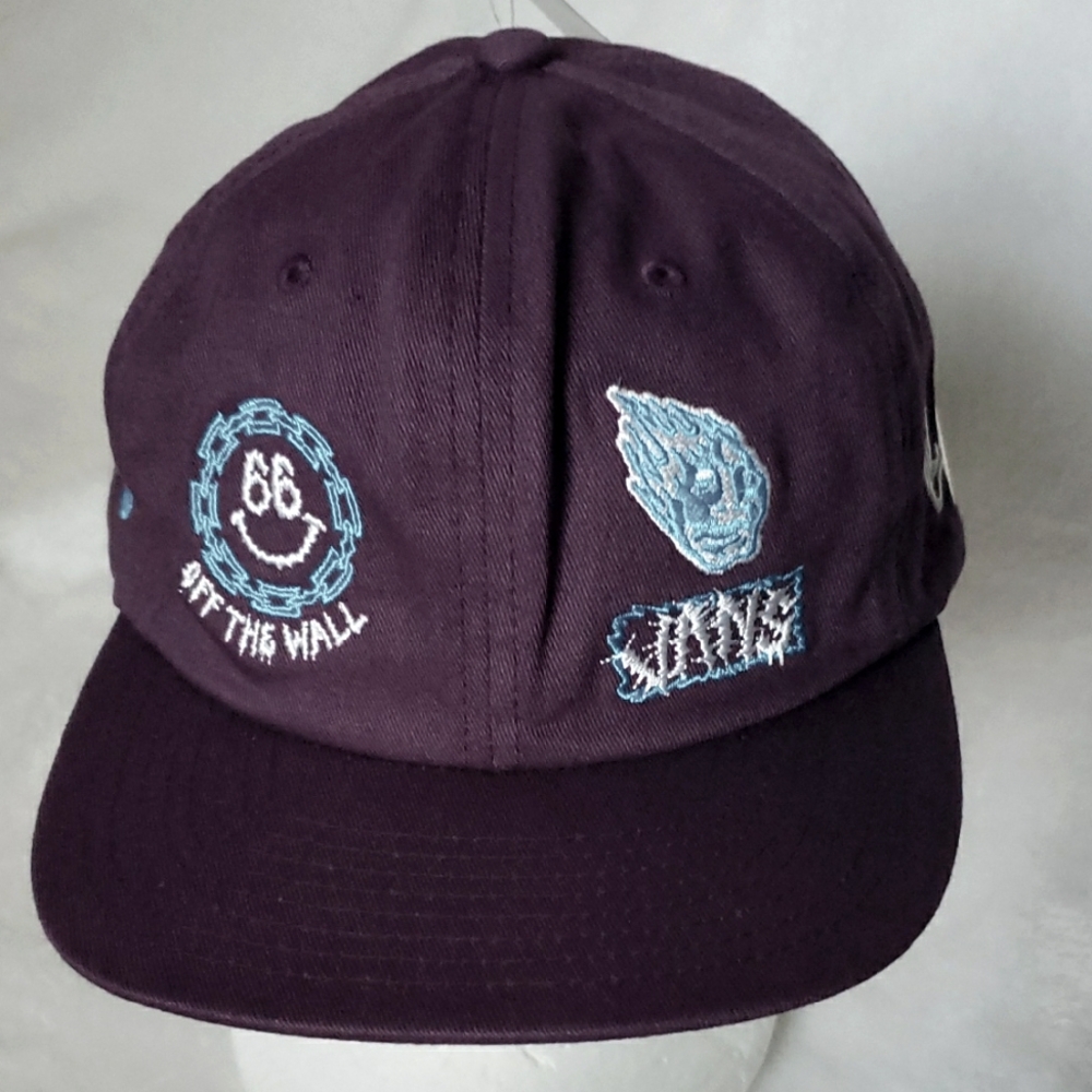 Vans‎ Purple Whammy Cap in blackberry with Blue Embroidery